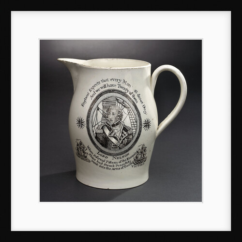 Creamware jug by Unknown