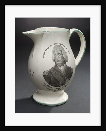 Earthenware jug by unknown