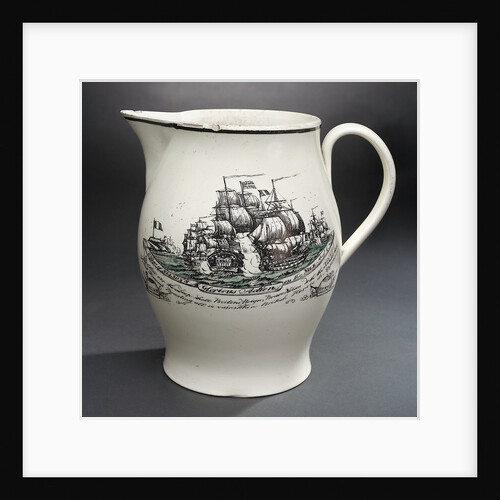 Creamware jug by Barker & Brown