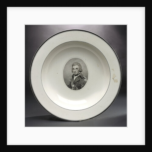 Creamware plate by Worthington