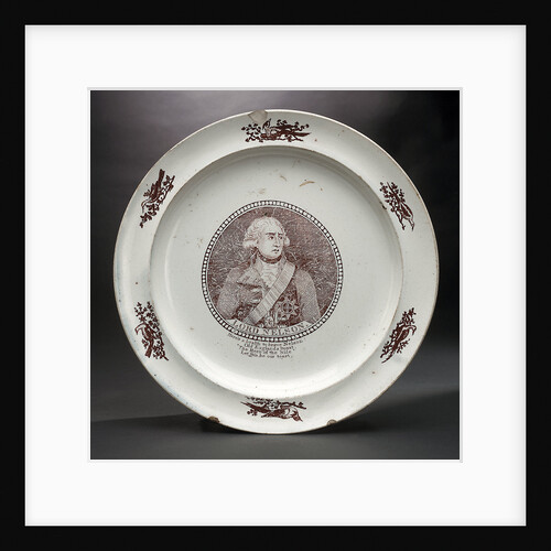 Creamware plate by unknown