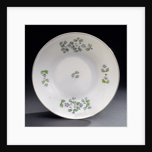 Saucer, part of a set reputedly belonging to Vice-Admiral Horatio Nelson (1758-1805) by John Rose & Co.