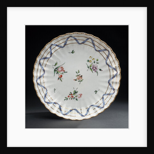Plate, part of a tea service reputedly belonging to Vice-Admiral Horatio Nelson (1758-1805) by Richard Champion