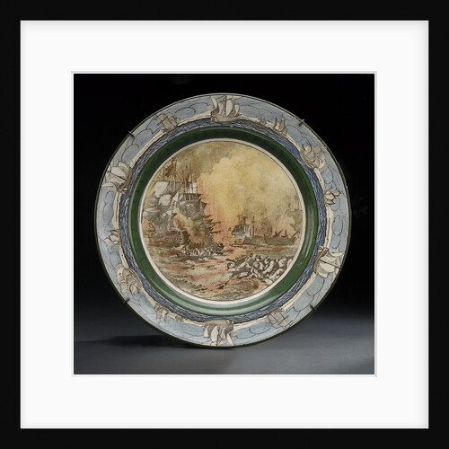 Creamware plate by Royal Doulton