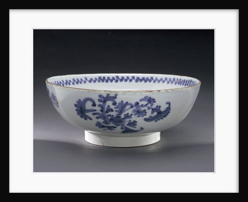 English delftware punch bowl by Unknown