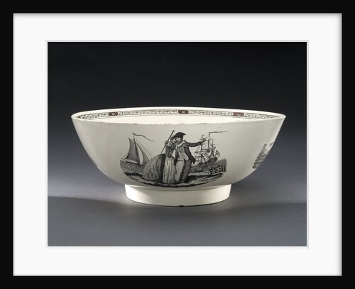 Creamware bowl by unknown