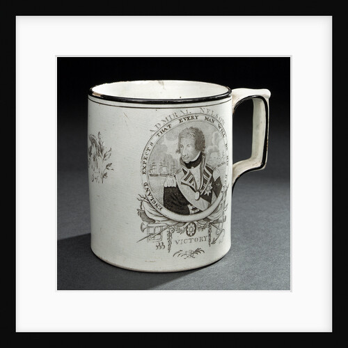 Creamware mug by unknown