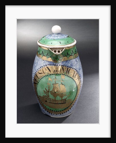 Earthenware coffee pot by unknown