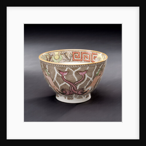Pearlware tea bowl by unknown