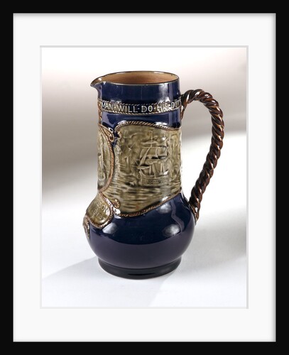 Trafalgar centenary commemorative hot water jug by Doulton & Co. Ltd.