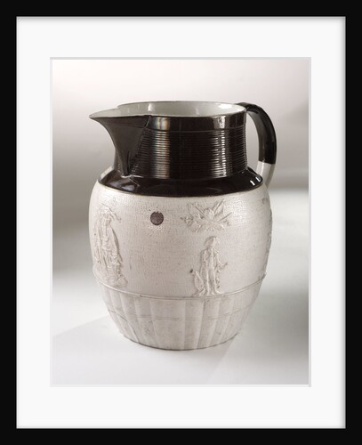 Stoneware jug by T. & J. Hollins