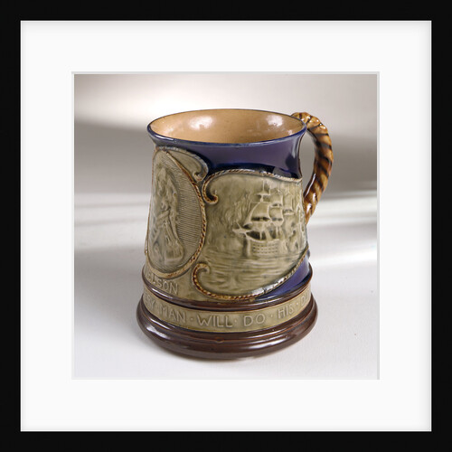 Trafalgar centenary commemorative mug by Doulton & Co. Ltd.