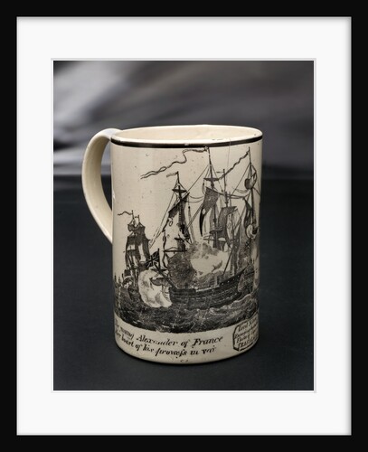 Creamware mug by unknown