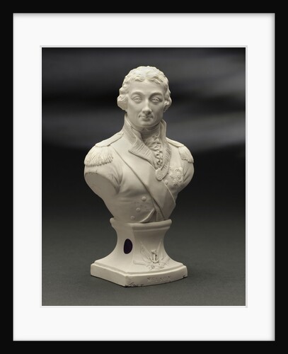 Biscuit ware, half-length bust of Vice-Admiral Horatio Nelson (1758-1805) by Pierre Stephan