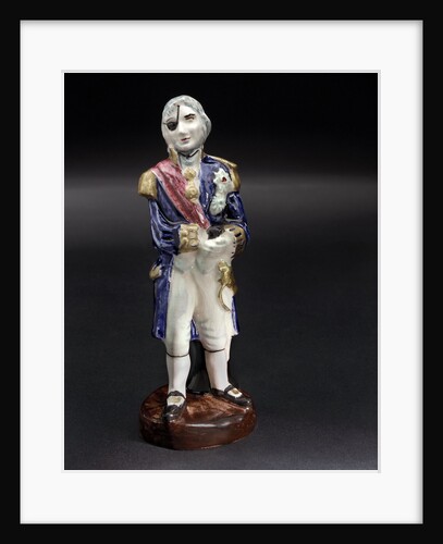 Figure of Vice-Admiral Horatio Nelson (1758-1805) by Holkham Studio Pottery