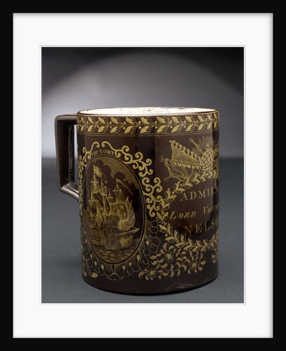 Glazed mug by unknown