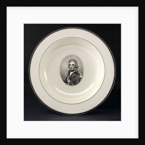 Creamware plate by Worthington