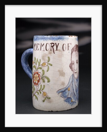 Delftware mug by unknown