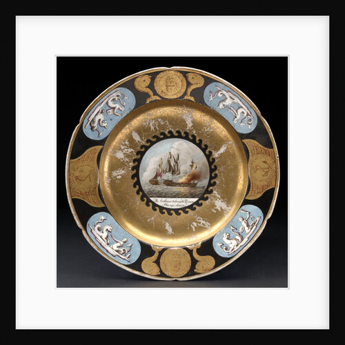 Porcelain plate by Thomas Baxter
