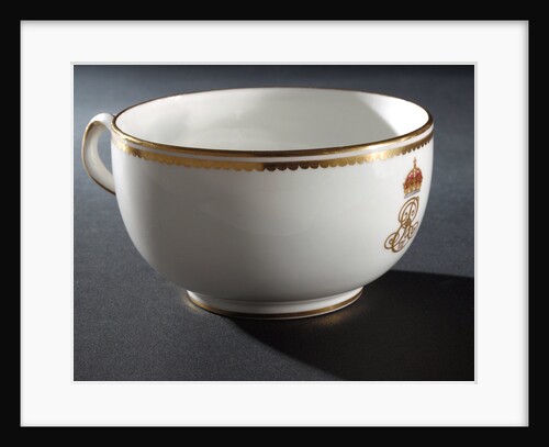 Porcelain cup by Royal Crown Derby Porcelain Co