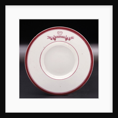 Porcelain saucer by unknown