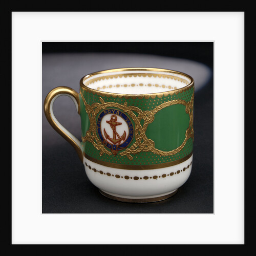 Cup used on HMY 'Victoria and Albert' (1899) by W.T. Copeland & Sons Ltd.
