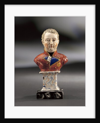 Staffordshire earthenware bust depicting Frederick Augustus, Duke of York and Albany (1763-1827) by unknown