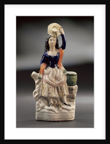 Earthenware figure of a lass by unknown