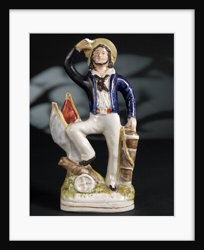 Earthenware figure of a sailor by unknown