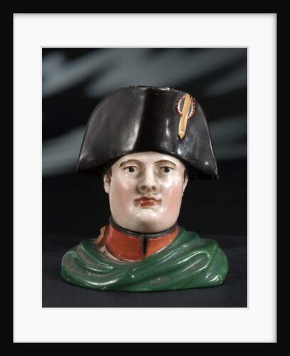 Ink pot moulded as the head of Napoleon Bonaparte, Emperor of France (1769-1821) by Unknown