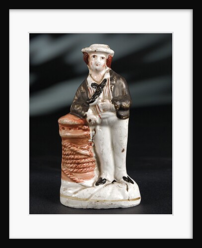 Earthenware figure of a sailor by unknown