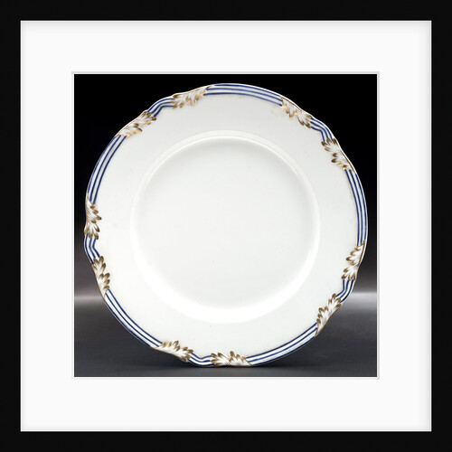 Porcelain plate by unknown