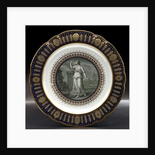 Dinner plate, part of a service belonging to HRH the Duke of Clarence, later William IV (1765-1837) by Thomas Flight