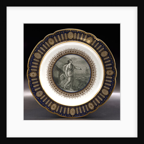 Dinner plate, part of a service belonging to HRH the Duke of Clarence, later William IV (1765-1837) by Thomas Flight
