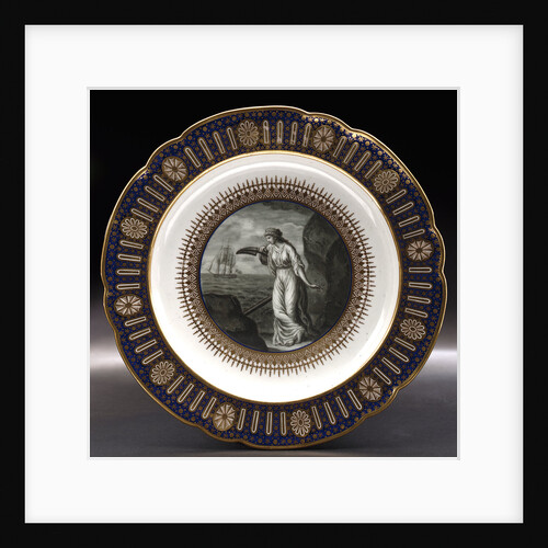 Dinner plate, part of a service belonging to HRH the Duke of Clarence, later William IV (1765-1837) by Thomas Flight