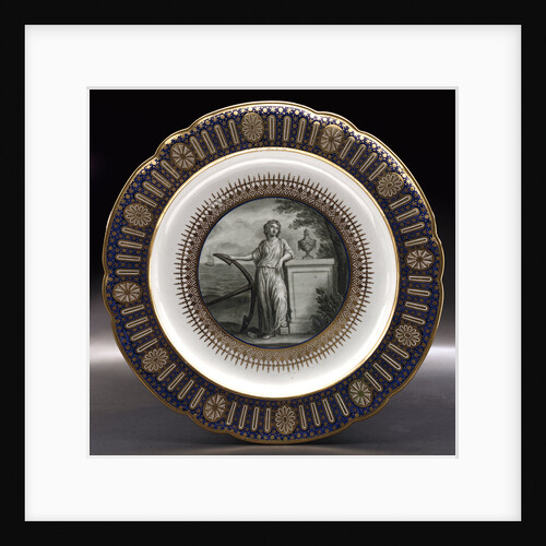 Dinner plate, part of a service belonging to HRH the Duke of Clarence, later William IV (1765-1837) by Thomas Flight