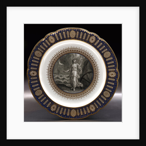 Dinner plate, part of a service belonging to HRH the Duke of Clarence, later William IV (1765-1837) by Thomas Flight