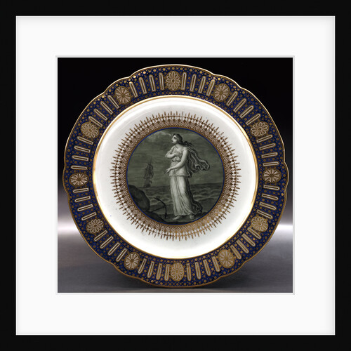 Dinner plate, part of a service belonging to HRH the Duke of Clarence, later William IV (1765-1837) by Thomas Flight