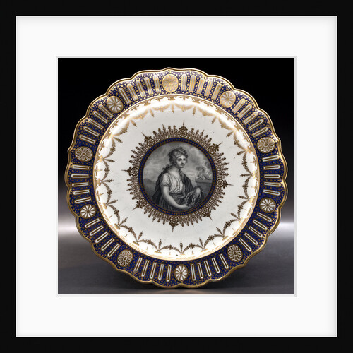 Porcelain plate by Thomas Flight