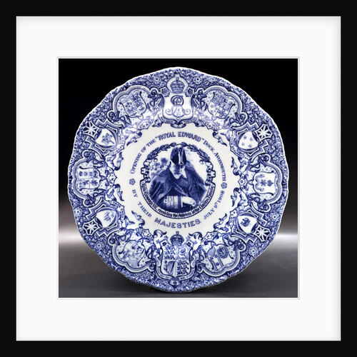 Porcelain plate by John Rose & Co.