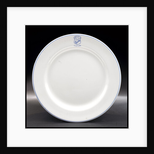 China plate by Josiah Wedgwood & Sons Ltd.