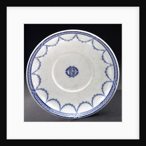 Porcelain saucer by W.T. Copeland & Sons Ltd.