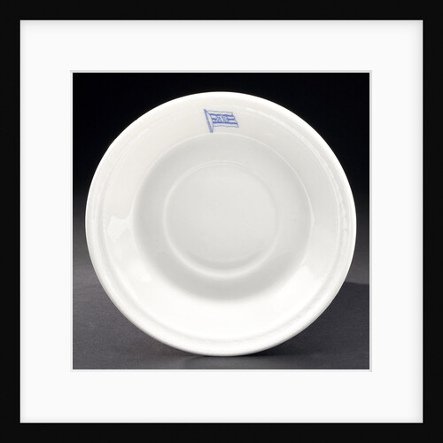 Earthenware saucer by Gustavsberg