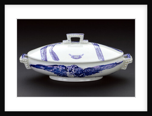 White vegetable dish by Cauldon Ltd.
