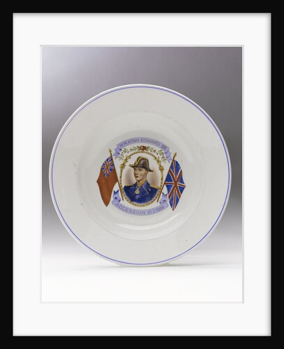 Earthernware plate by Unknown