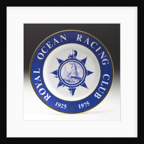 Royal Ocean Racing Club commemorative plate by Colin Mudie Wilsons