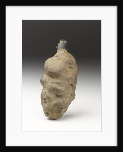 Earthenware spirit flask by unknown