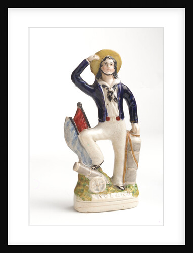 Earthenware figure of a sailor by unknown