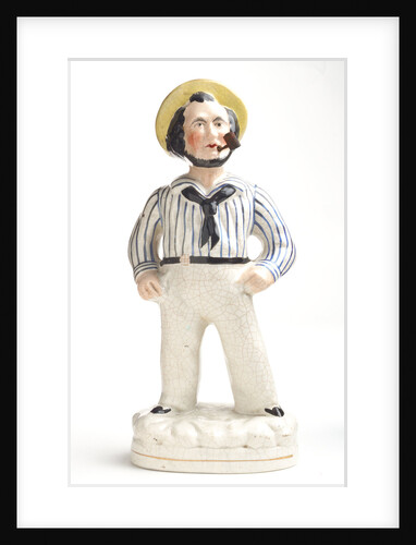 Earthenware figure of a sailor by unknown
