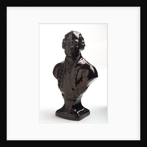 Earthenware bust by Unknown